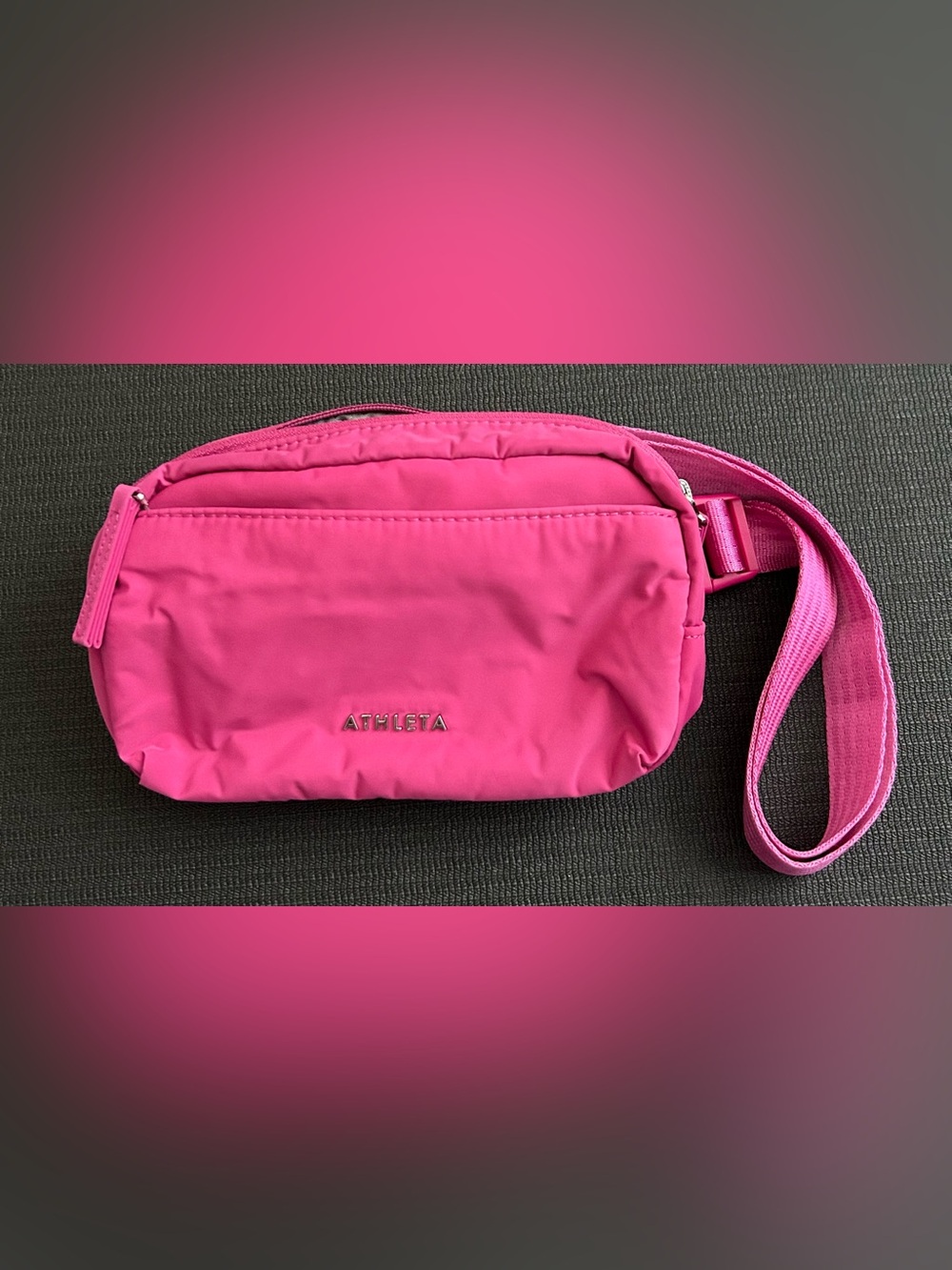 Athleta All About Crossbody Belt Bag in Iceplant Pink